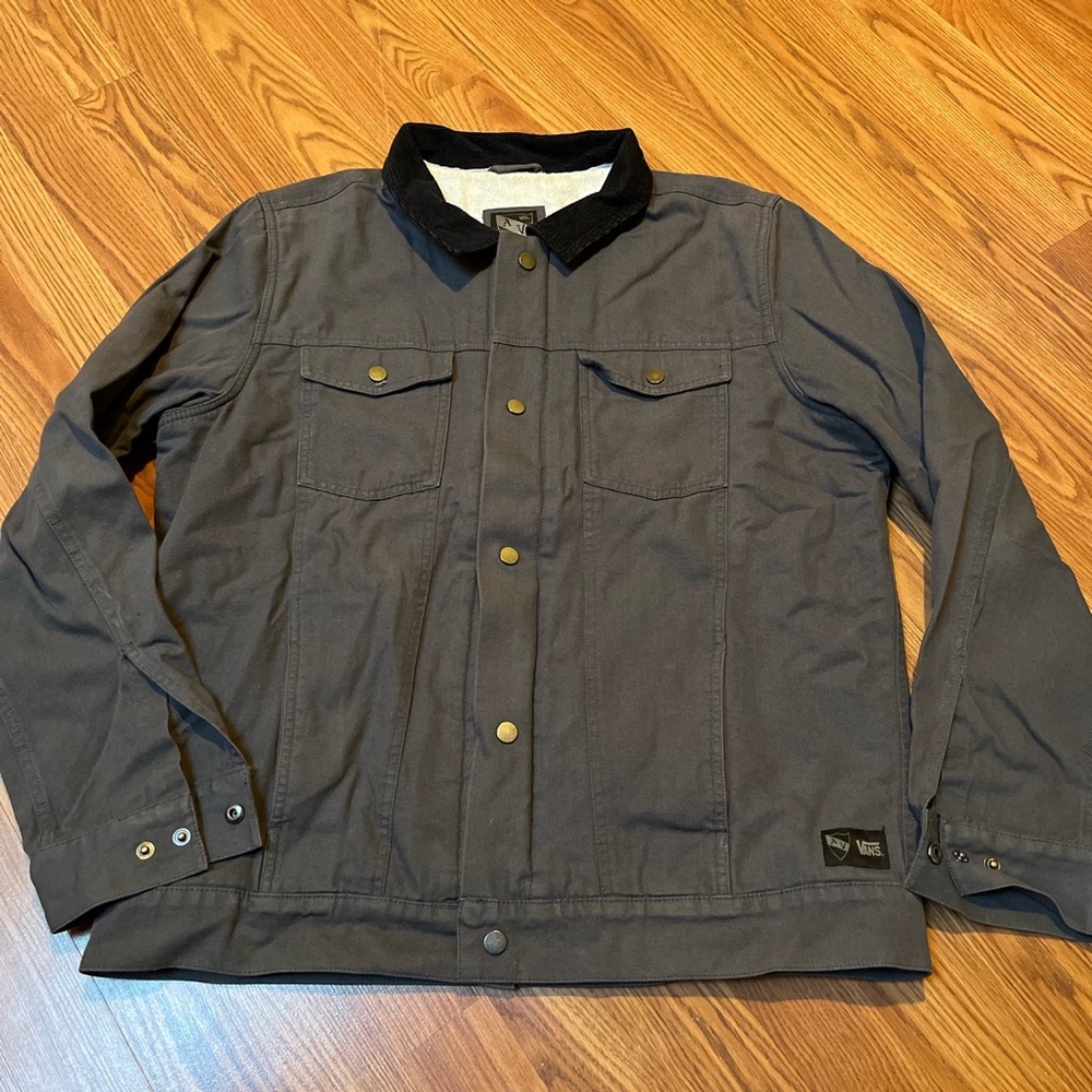 Vans AVE grey drill chore coat